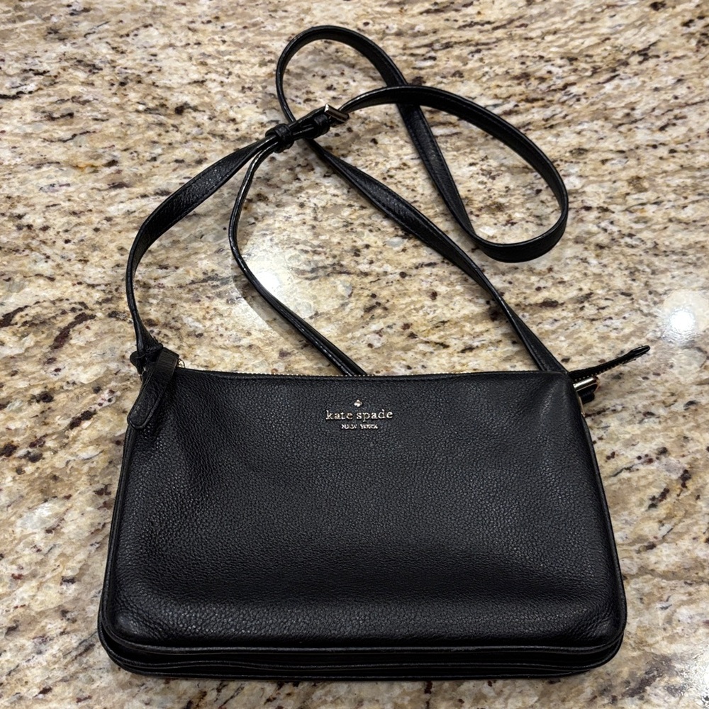 Kate Spade Elegant Black Crossbody Bag